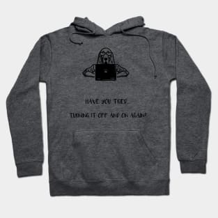 Troubleshooting Dog - Black Hoodie